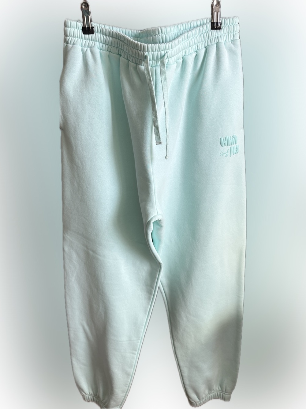White Fox Boutique NWOT Mint Green Track Joggers